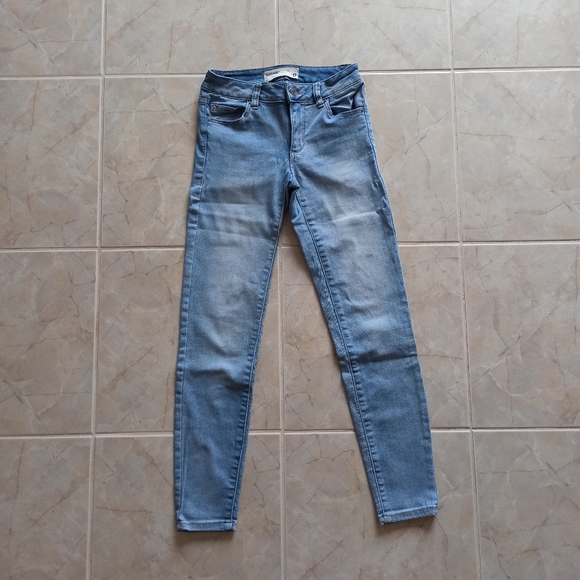 Light Wash Garage Skinny Jeans - Picture 2 of 3